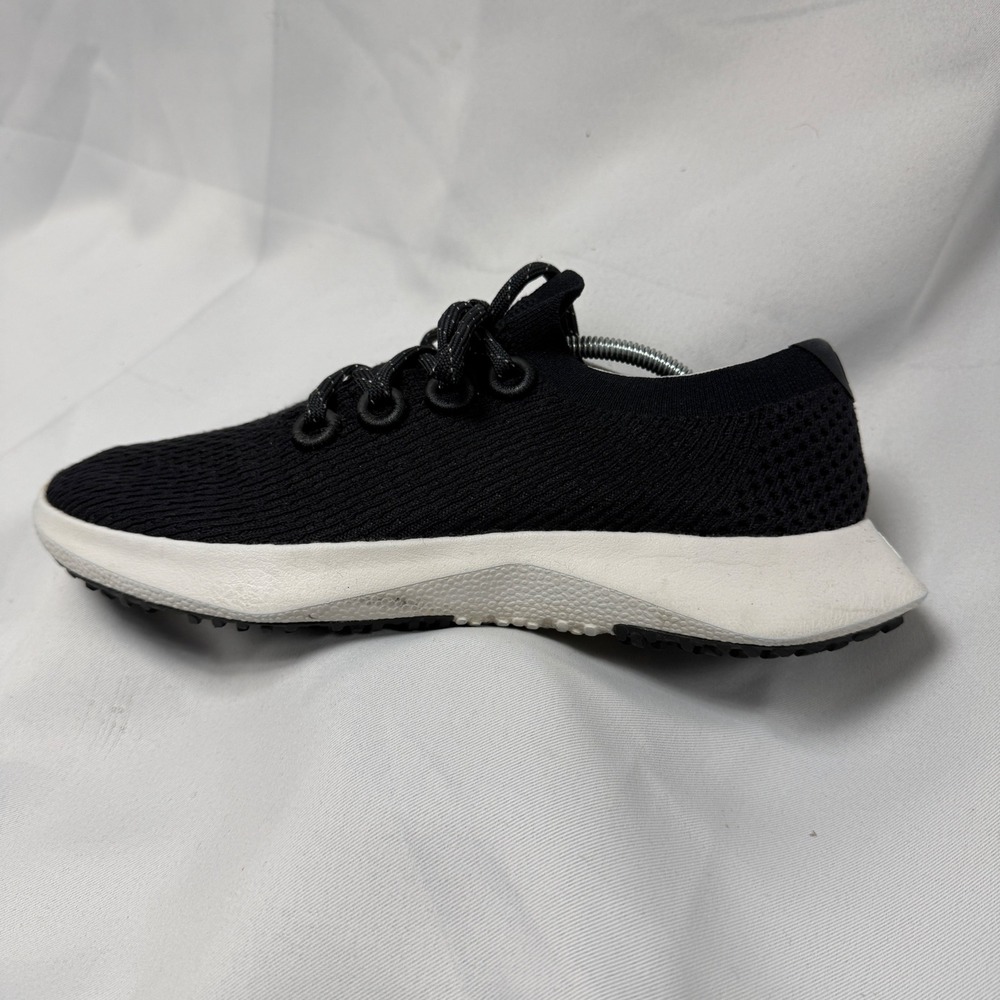 Allbirds Tree Dasher 2 Men's 9.5 Natural Black Blizzard‎ White EUCRunning Shoes